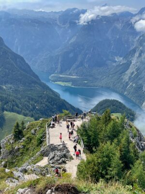 View above Königssee Lake