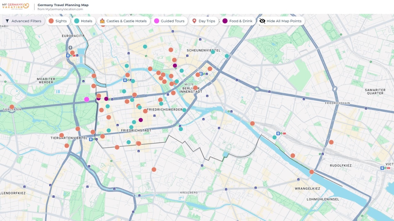 Germany Planning Map - Berlin