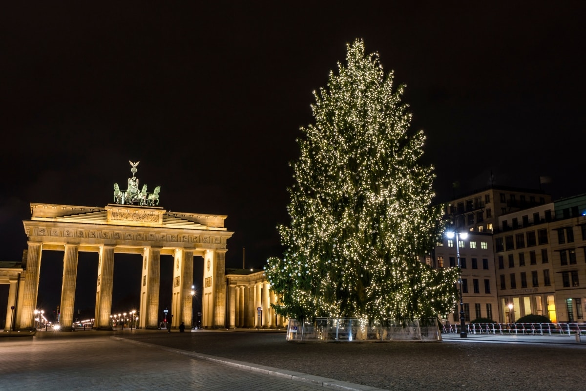 Brandenburg Gate at Christmas