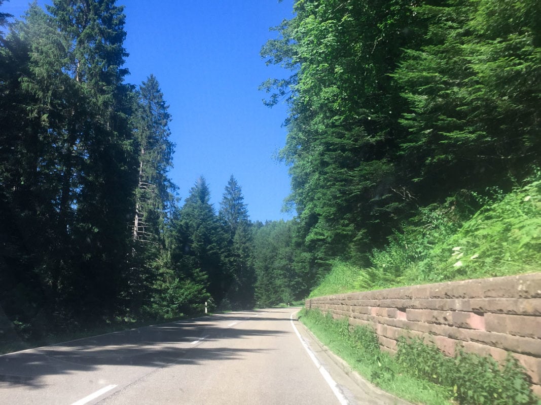 Black Forest road