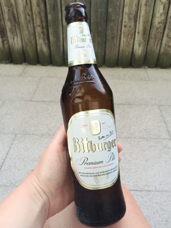 Bitburger beer