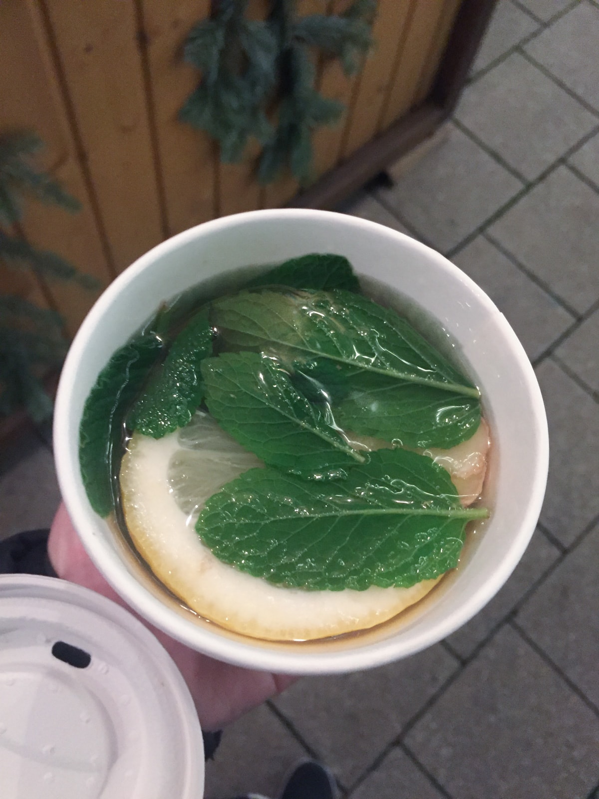 lemon mint tea