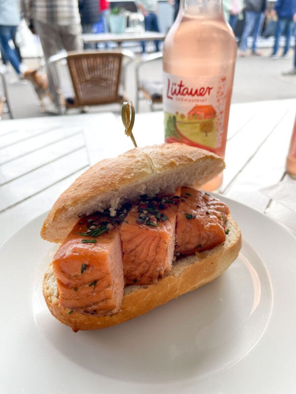 Salmon Fischbrötchen