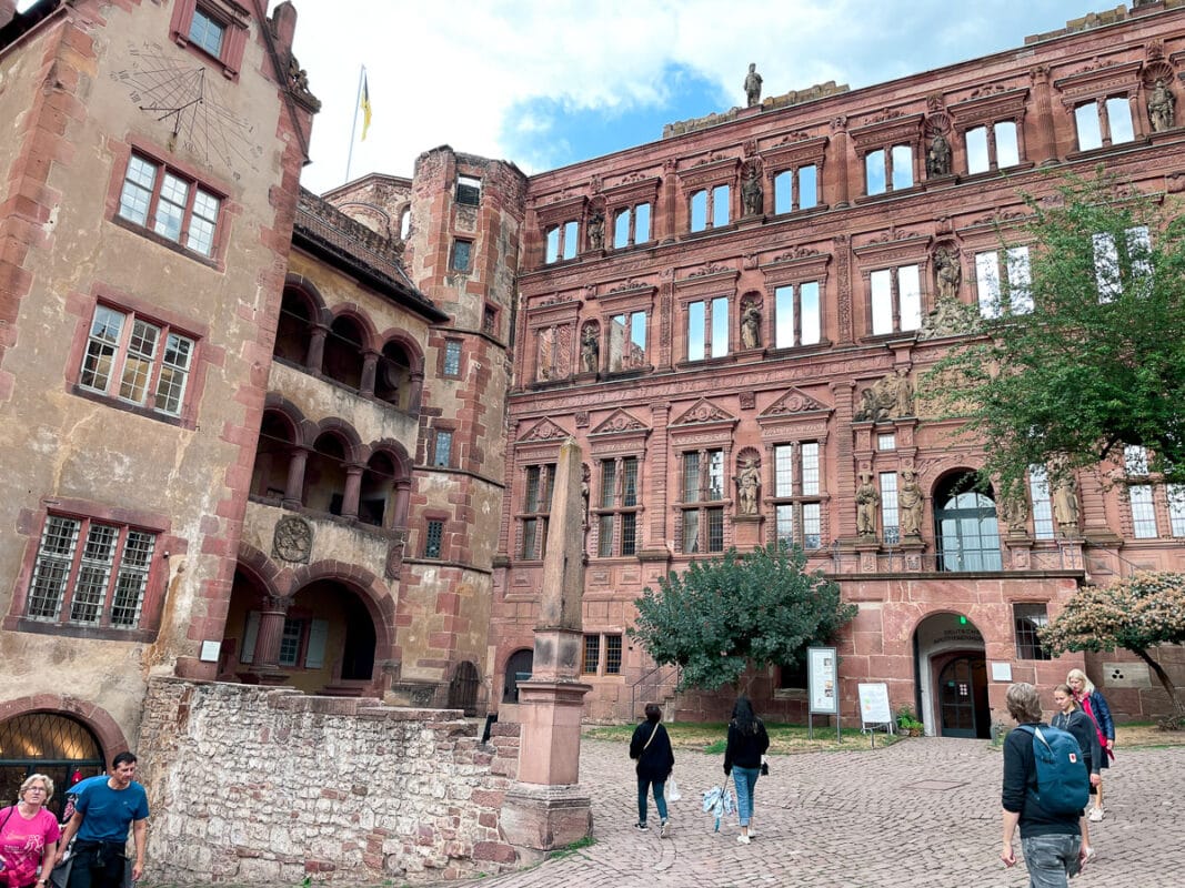 Ottheinrich's Wing at castle