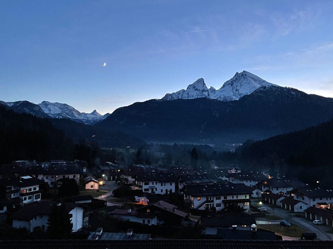 Berchtesgaden at dusk