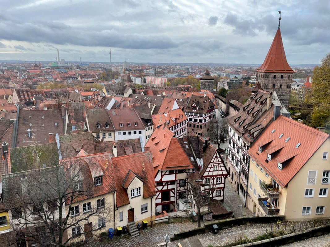 Nürnberg (Nuremberg) view from castle