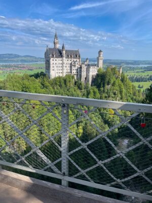 Neuschwanstein Castle from Marienbrücke bridge