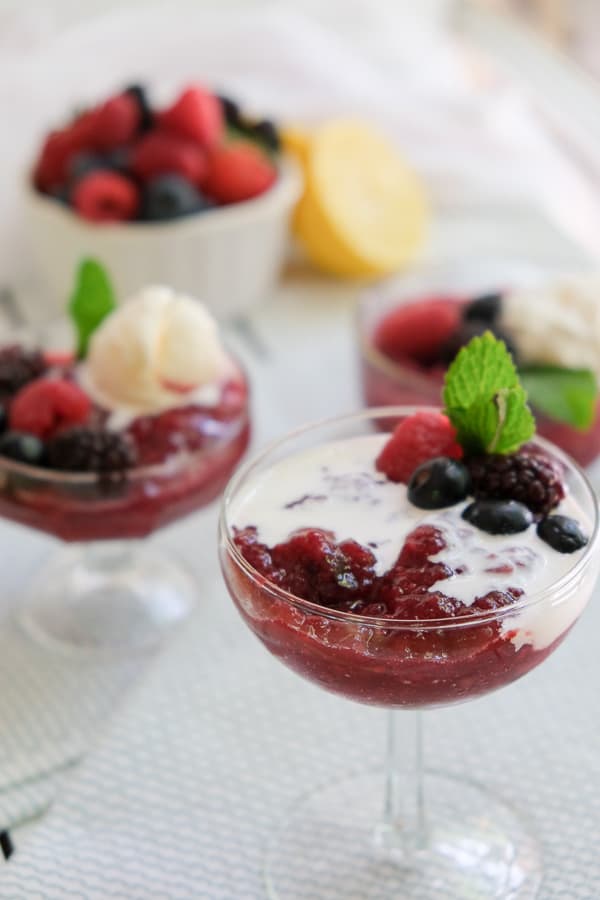 Rote Grütze (Red Berry "Pudding")