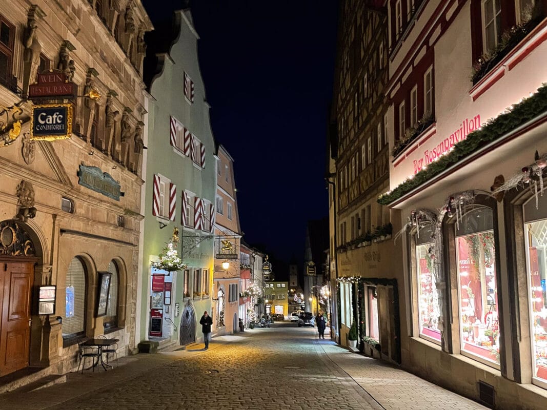 Rothenburg at night