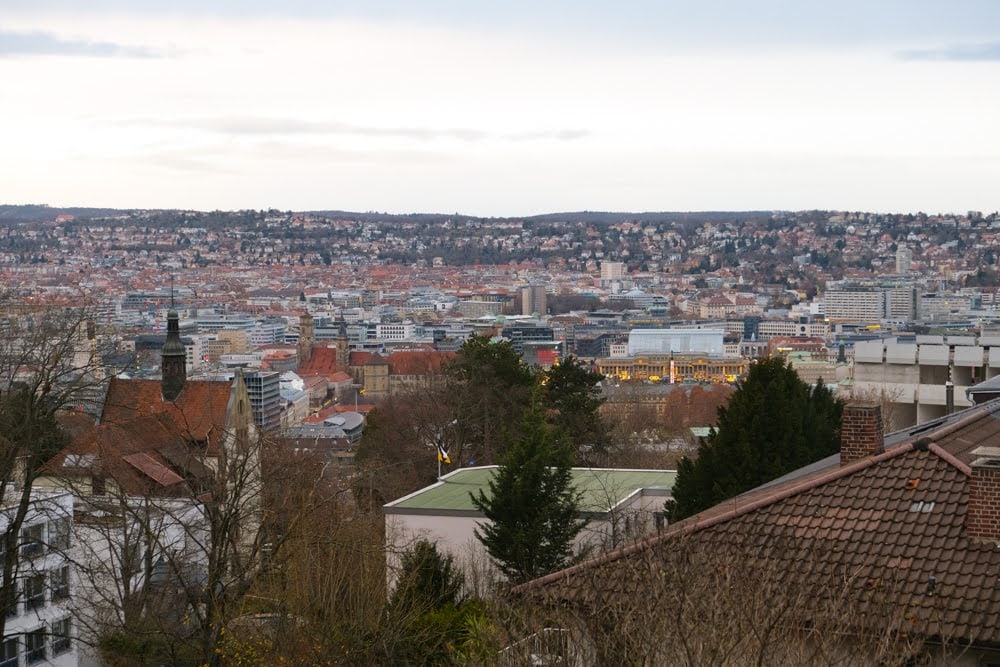 Stuttgart Eugenplatz view 