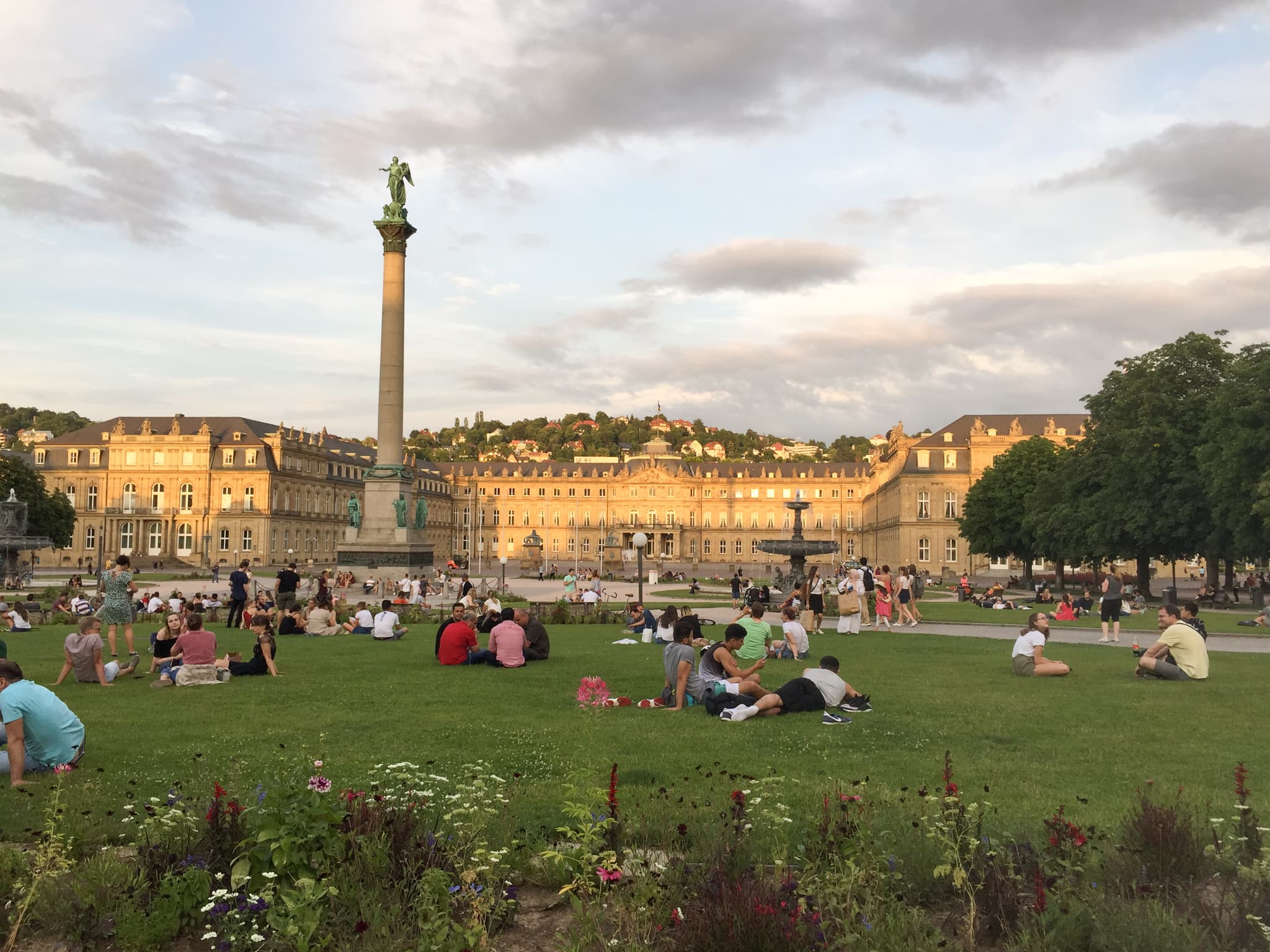 Stuttgart downtown park 