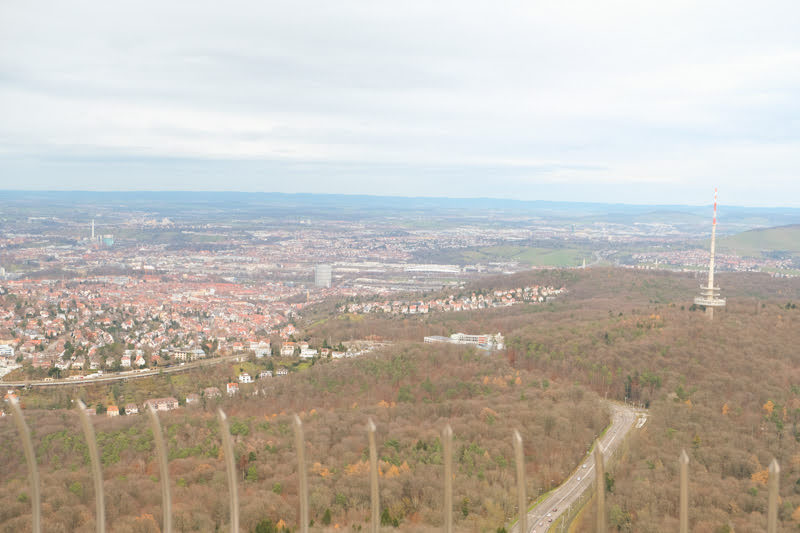 Stuttgart TV tower view 