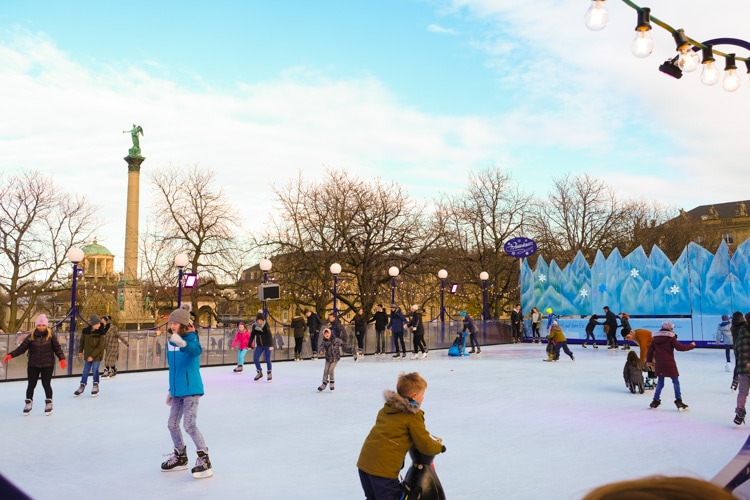 ice skating rink downtown