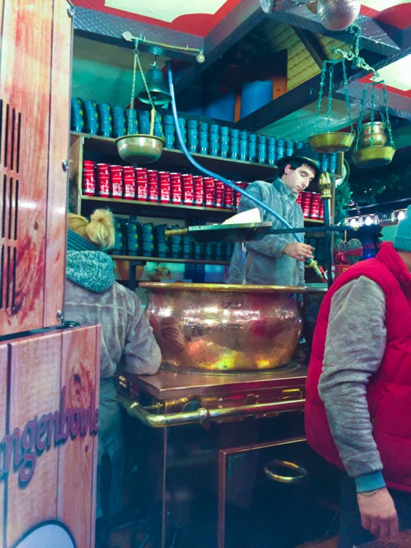 Feuerzangenbowle being served