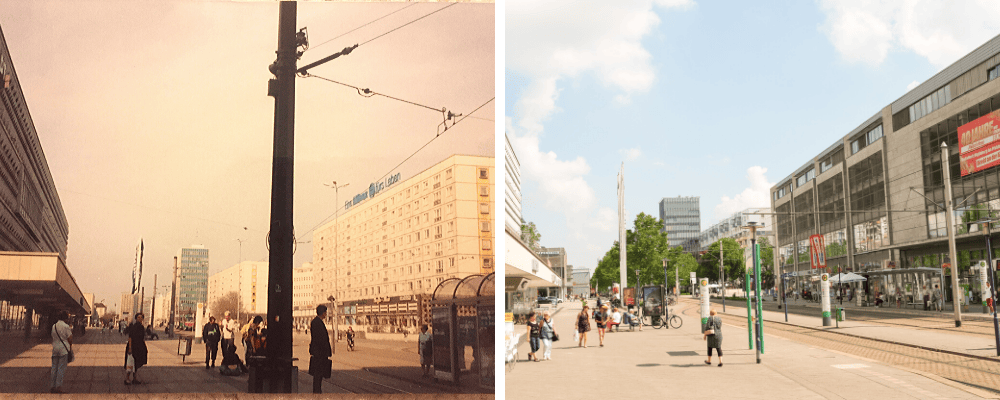 downtown Magdeburg, Germany