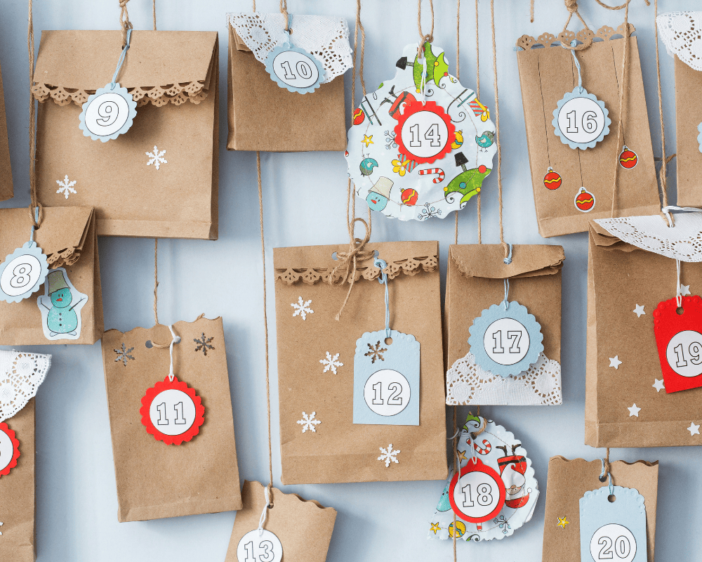 paper bag advent calendar 