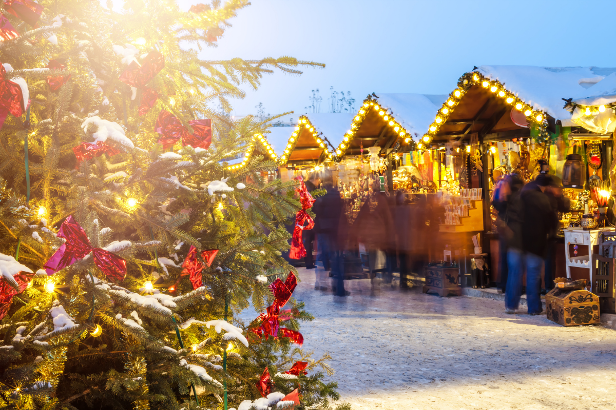 Outdoor Christmas market