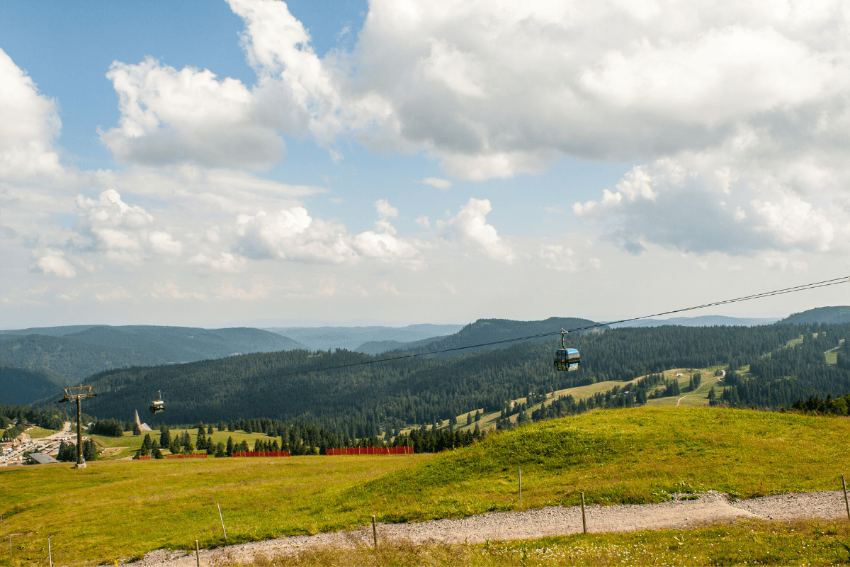 Black Forest mountain cable car