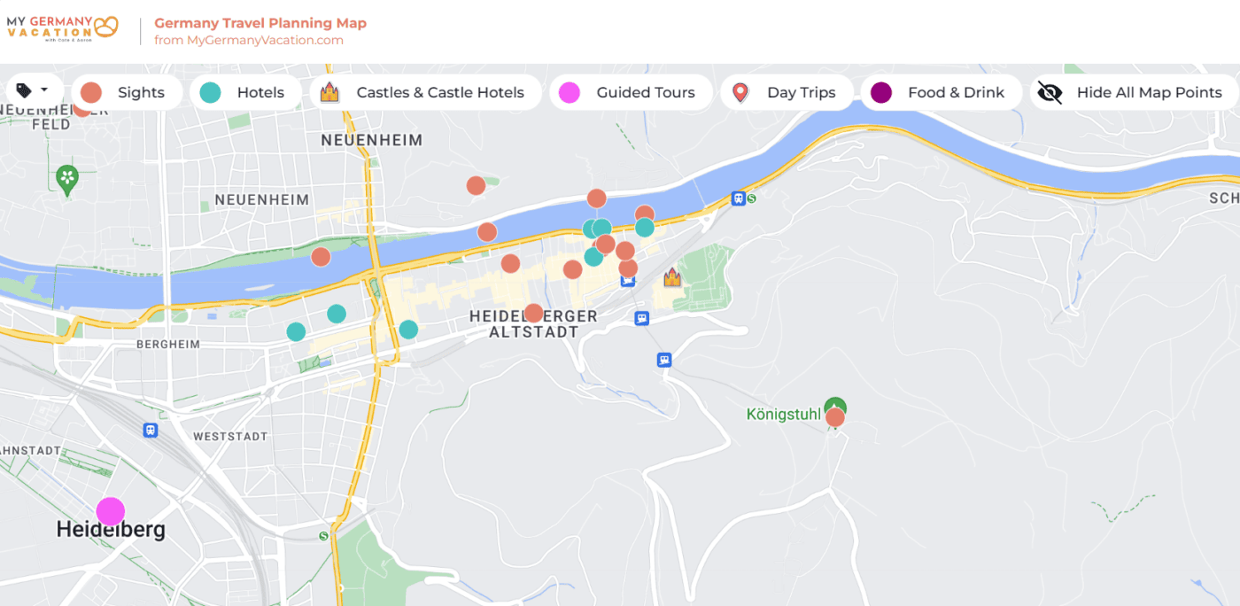 Heidelberg map