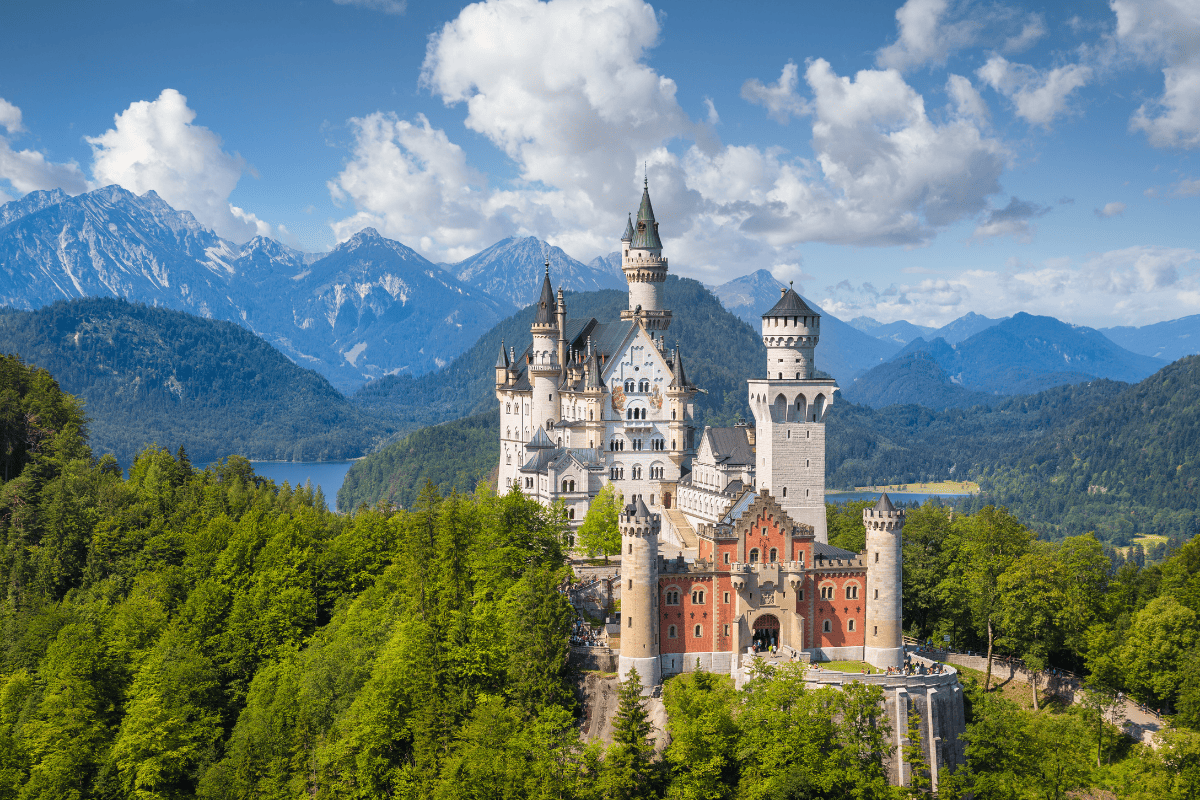 View of Neuschwanstein Castle