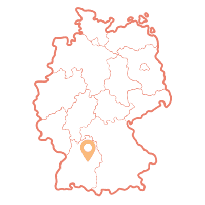 Stuttgart on map