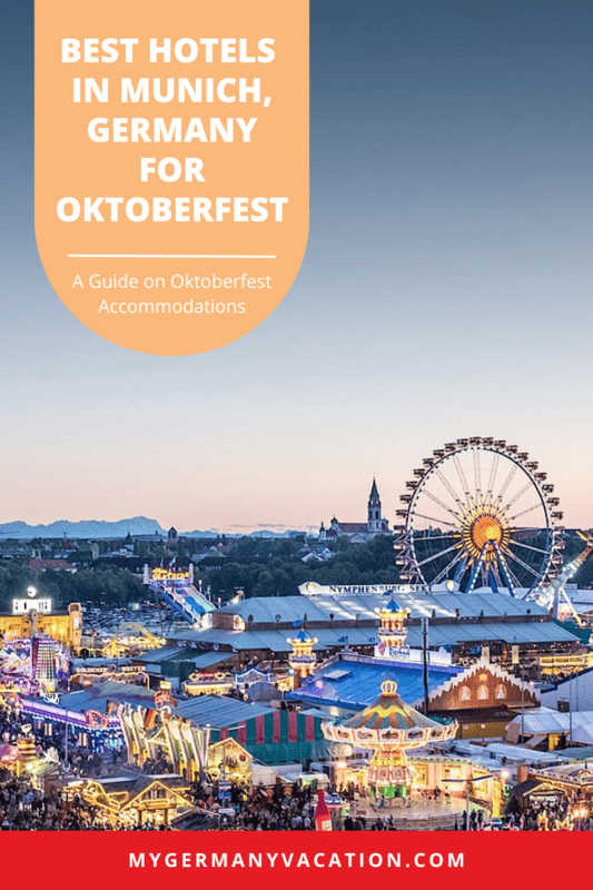 Best Hotels in Munich for Oktoberfest flyer