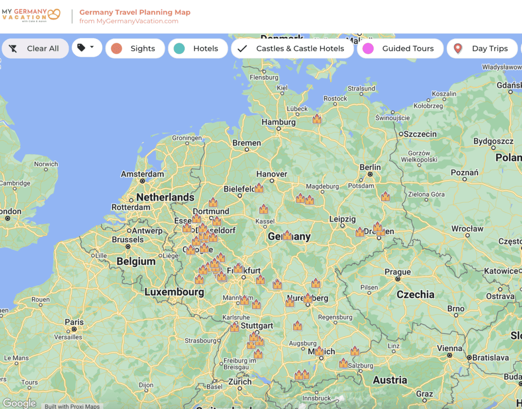 Germany Travel Planner map